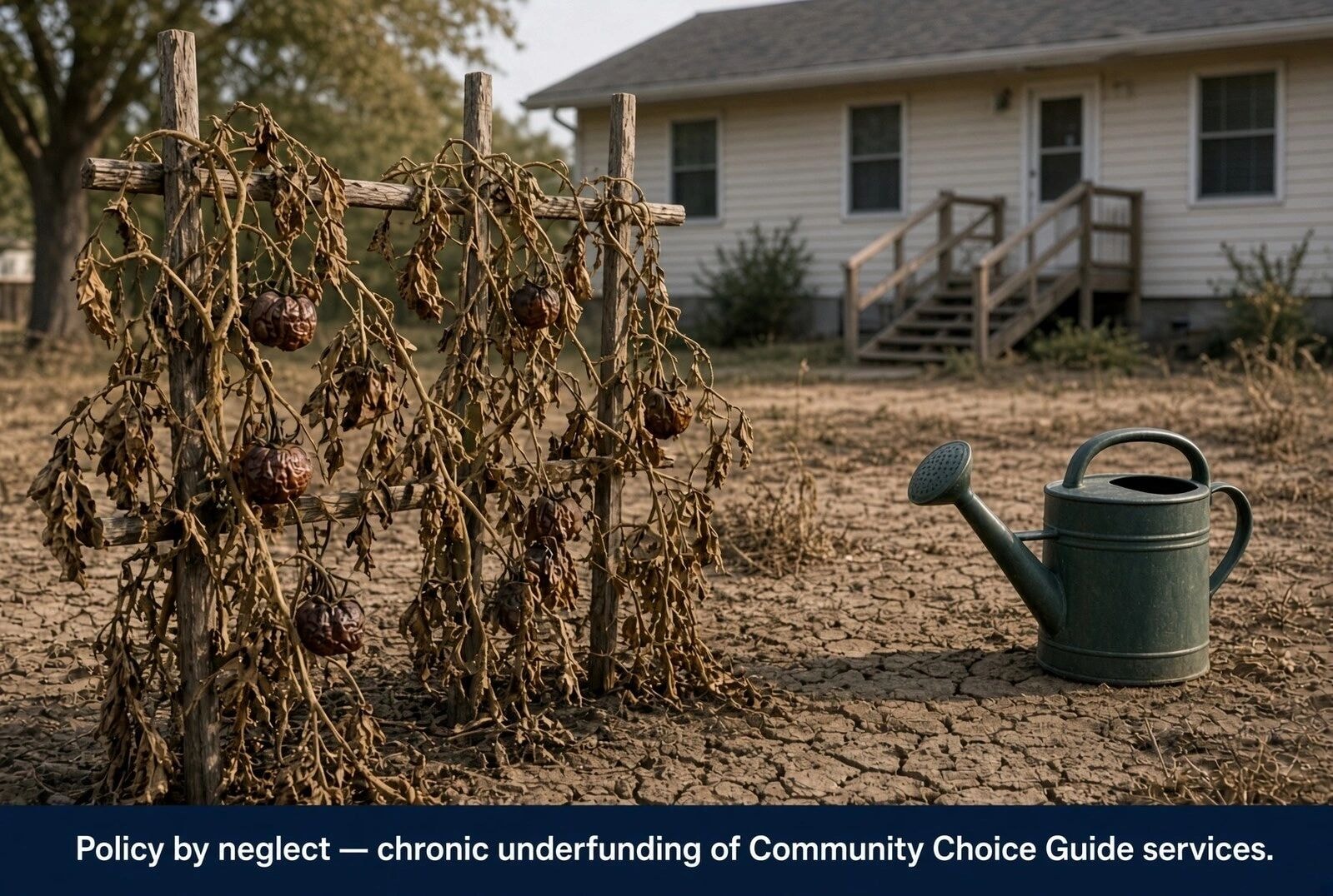 Policy by neglect — chronic underfunding of Community Choice Guide services