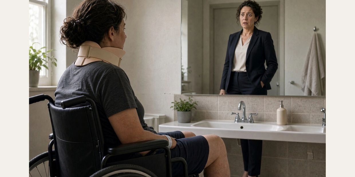 Person in wheelchair — disability can affect anyone at any time